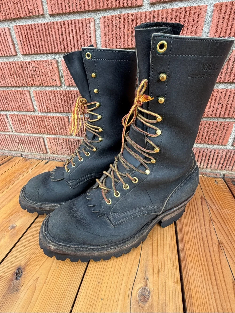White's Smokejumper Wildland Fire Fighting Boots Men’s Size 9 E